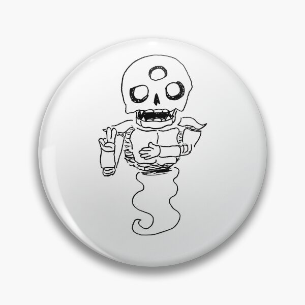 Item preview, Three eyed Skeleton designed and sold by Gr33zy Art.