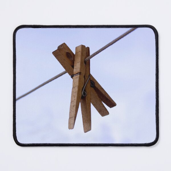 Item preview, Two of a Kind – Vintage Clothespins on a Clothesline designed and sold by Kimberly Palmer.