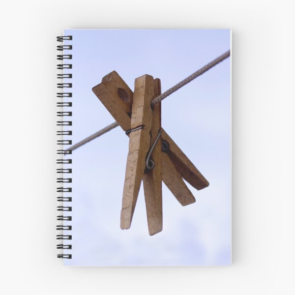 Item preview, Two of a Kind – Vintage Clothespins on a Clothesline designed and sold by Kimberly Palmer.