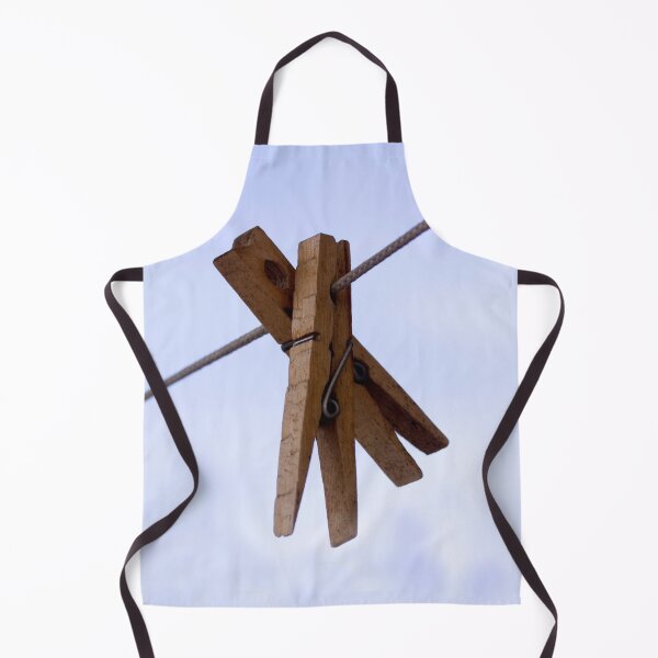 Item preview, Two of a Kind – Vintage Clothespins on a Clothesline designed and sold by Kimberly Palmer.