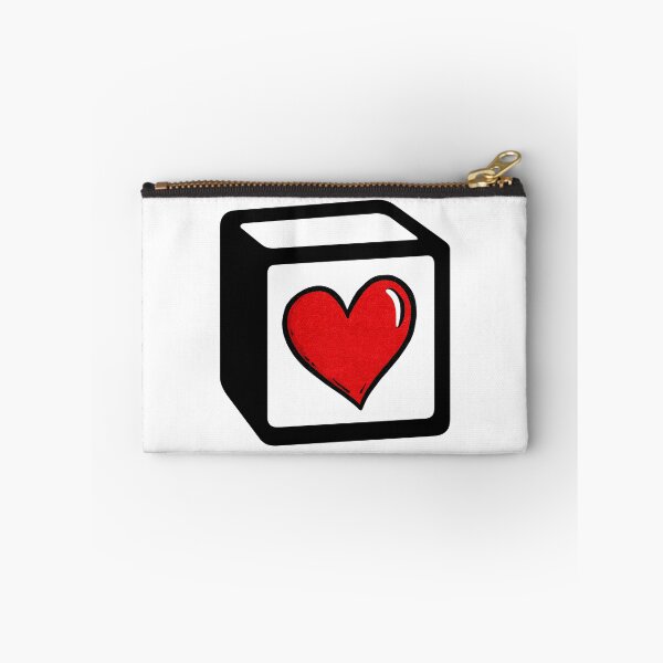 Item preview, Heart Block Cube Doodle Icon for Notion Lovers designed and sold by DuckSmith.