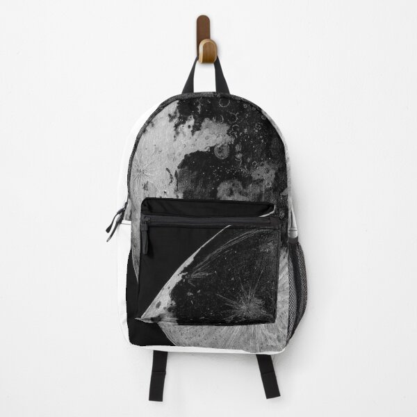 Item preview, Black and White Full Moon Space Art designed and sold by NNCollection.