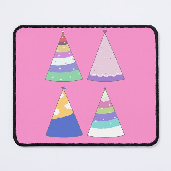 Item preview, Cute Pastel Party Hat Set - Birthday & Celebration Decor designed and sold by ubborn.