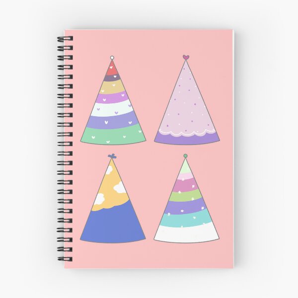 Item preview, Cute Pastel Party Hat Set - Birthday & Celebration Decor designed and sold by ubborn.