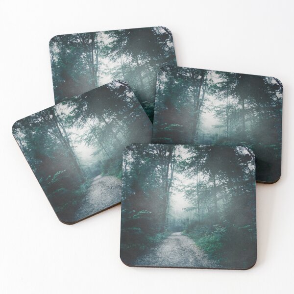 Item preview, Moody Misty Forest Path designed and sold by Dyrk Wyst Redbubble Shop.
