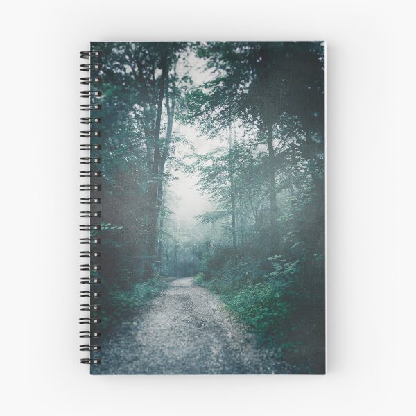 Item preview, Moody Misty Forest Path designed and sold by Dyrk Wyst Redbubble Shop.
