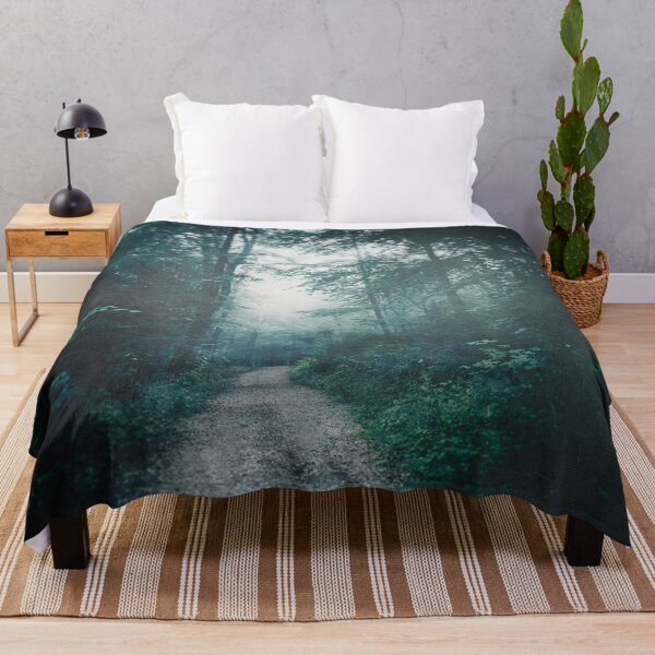 Item preview, Moody Misty Forest Path designed and sold by Dyrk Wyst Redbubble Shop.
