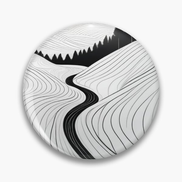 Item preview, Art - Minimalist Landscape, Japanese Woodcut designed and sold by Reverso-Design.