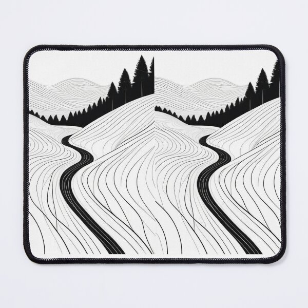 Item preview, Art - Minimalist Landscape, Japanese Woodcut designed and sold by Reverso-Design.