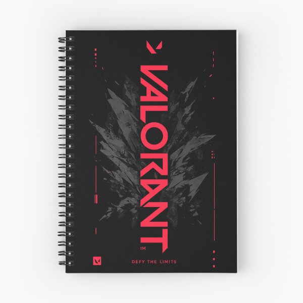 Item preview, VALORANT Minimalist Red & Black Gaming Typography designed and sold by NBT-NOVA.
