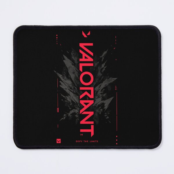 Item preview, VALORANT Minimalist Red & Black Gaming Typography designed and sold by NBT-NOVA.