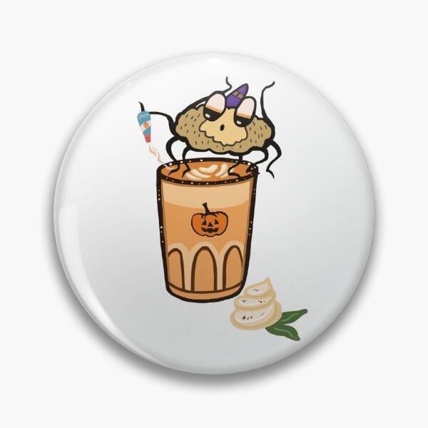 Item preview, Funny Halloween Spider Making Latte designed and sold by FaliushART.