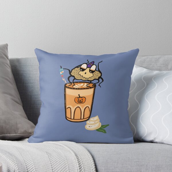Item preview, Funny Halloween Spider Making Latte designed and sold by FaliushART.