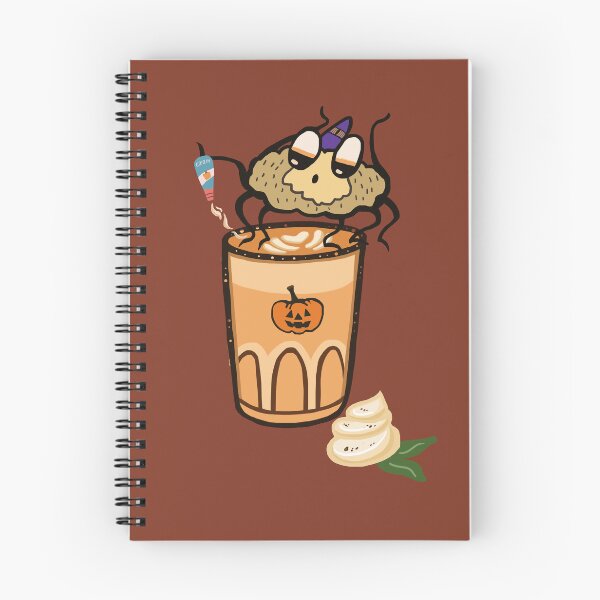 Item preview, Funny Halloween Spider Making Latte designed and sold by FaliushART.
