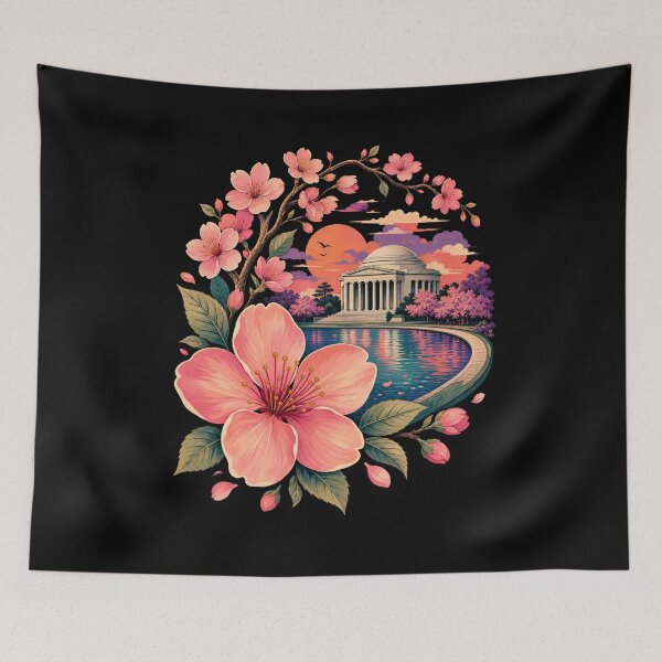 Item preview, Washington DC: Jefferson Memorial Blossom Glow designed and sold by Fenay Designs.
