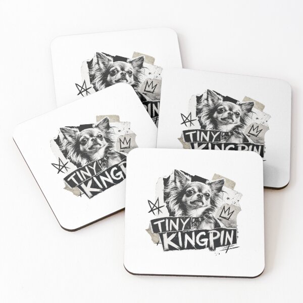 Item preview, Tiny Kingpin Chihuahua Dog Punk Grunge Style designed and sold by AntiqueImages.