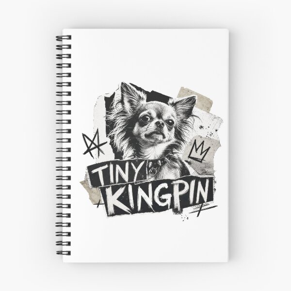 Item preview, Tiny Kingpin Chihuahua Dog Punk Grunge Style designed and sold by AntiqueImages.