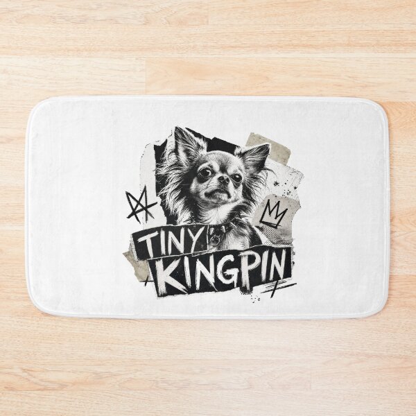 Item preview, Tiny Kingpin Chihuahua Dog Punk Grunge Style designed and sold by AntiqueImages.