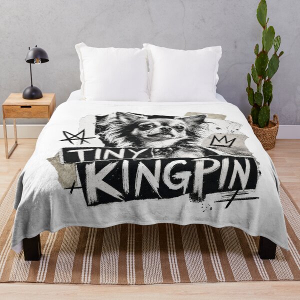 Item preview, Tiny Kingpin Chihuahua Dog Punk Grunge Style designed and sold by AntiqueImages.