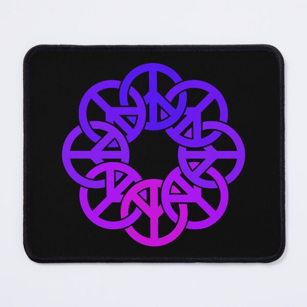 Item preview, Circle of Peace Signs (purple) designed and sold by JMParadis.
