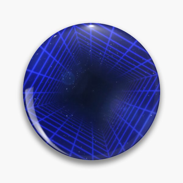 Item preview, Blue Square Wireframe Tunnel designed and sold by Electric Shock!! Design.