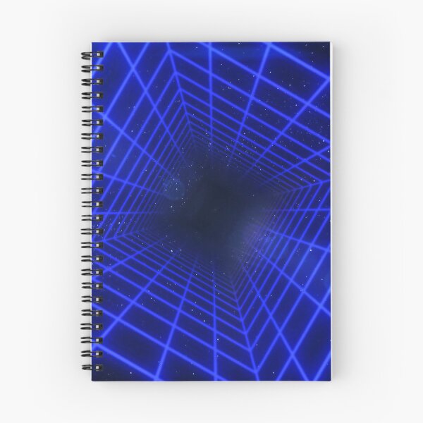 Item preview, Blue Square Wireframe Tunnel designed and sold by Electric Shock!! Design.