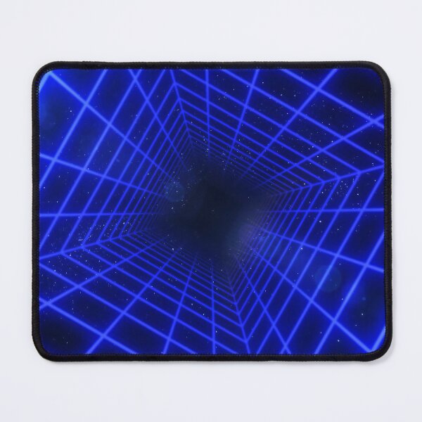 Item preview, Blue Square Wireframe Tunnel designed and sold by Electric Shock!! Design.