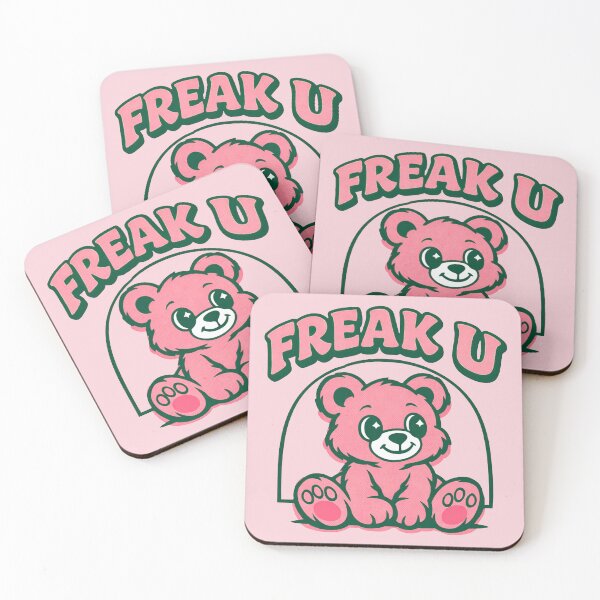 Item preview, Freak U Pink Teddy designed and sold by PrintSmithArt.