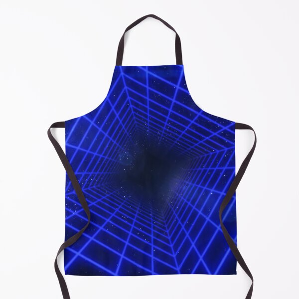 Item preview, Blue Square Wireframe Tunnel designed and sold by Electric Shock!! Design.