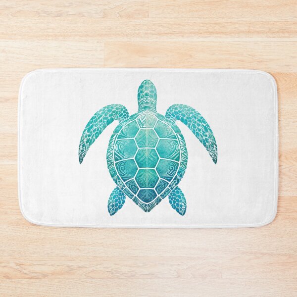 Item preview, Vintage Tribal Sea Turtle Turquoise designed and sold by OTSC.