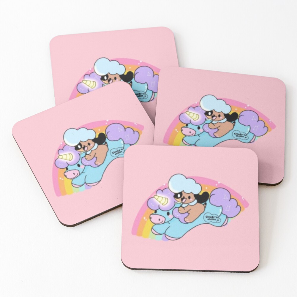 Item preview, Coasters (Set of 4) designed and sold by SoftSpotSticker.