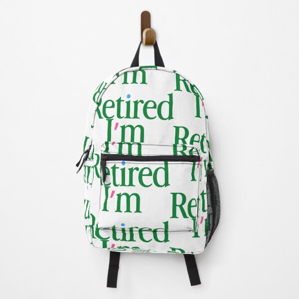 Item preview, "I'm Retired" Typography Quote designed and sold by Gelyane.