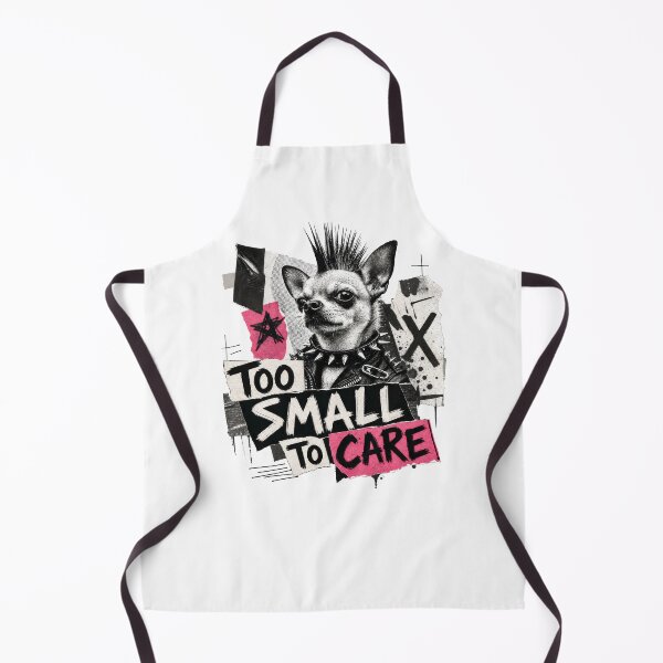 Item preview, Punk Chihuahua Too Small To Care Dog Rocker designed and sold by AntiqueImages.