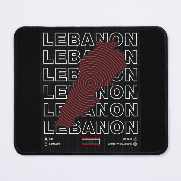 Item preview, Lebanon Minimal Map designed and sold by Atlas-Array.