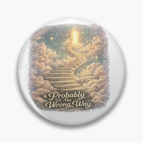 Item preview, The Wrong Way – Surreal Dreamcore Stairway designed and sold by NarpLTD.