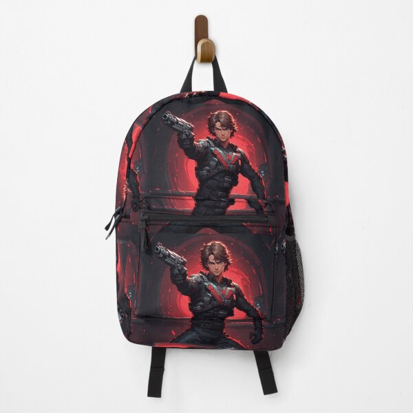 Item preview, kane, alien 1979, cyberpunk, sci-fi art, futuristic soldier, space hunter, red and black suit, sci-fi warrior, anime style, digital illustration, retro sci-fi, galactic hero, tactical armor. designed and sold by JMAVILA ART.