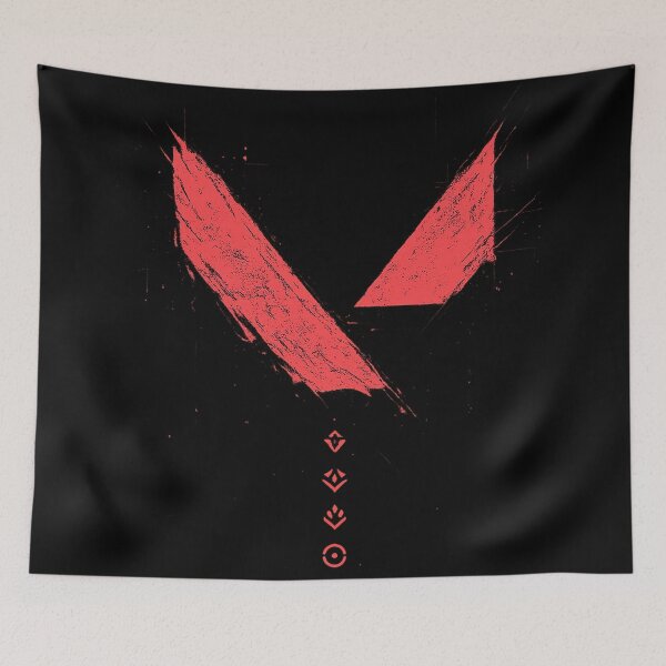 Item preview, Minimalist Valorant V Logo – Red & Black Gaming Esports Design designed and sold by NBT-NOVA.