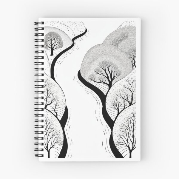 Item preview, Art - Minimalist Pointillist Landscape, Poetic Aesthetic designed and sold by Reverso-Design.