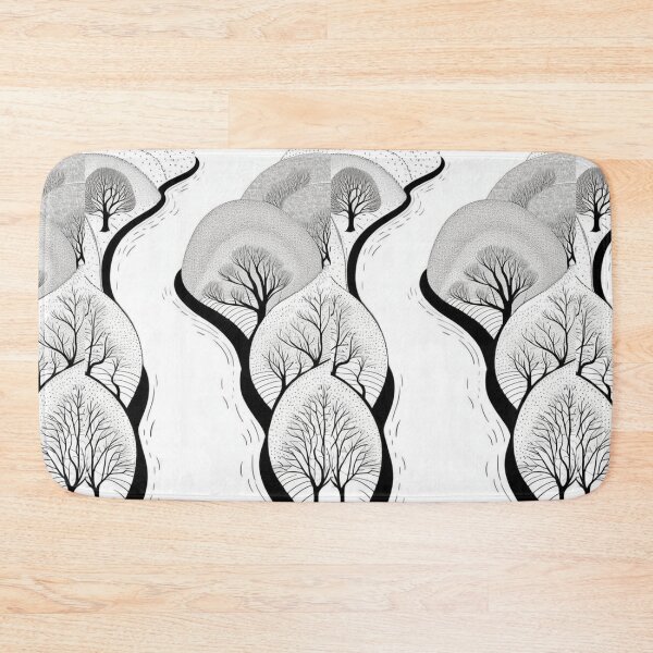 Item preview, Art - Minimalist Pointillist Landscape, Poetic Aesthetic designed and sold by Reverso-Design.