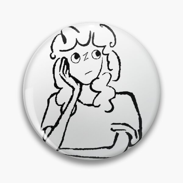Item preview, Ozo Thinking Portrait Minimalist Ink Drawing designed and sold by DuckSmith.