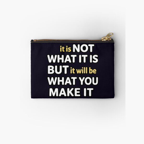 Item preview, It Is NOT WHAT IT IS Quote Typography designed and sold by PRINTSCHARMINGM.