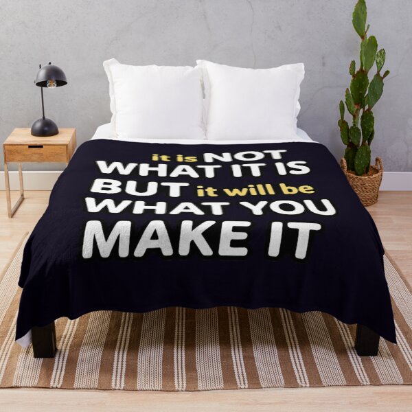 Item preview, It Is NOT WHAT IT IS Quote Typography designed and sold by PRINTSCHARMINGM.