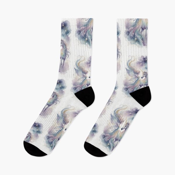 Item preview, Celestial Fairy and Unicorn – Dreamy Watercolor Fantasy Illustration designed and sold by HappyOops.