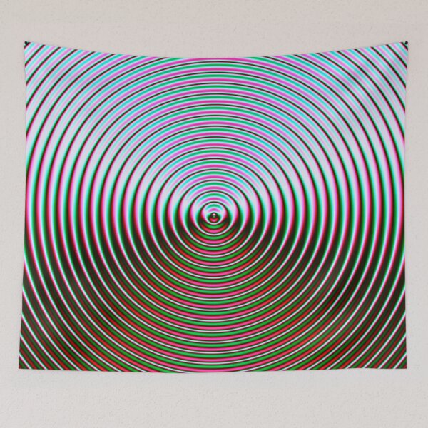 Item preview, Abstract Pattern "A dark silver circle" designed and sold by Gluecknika.