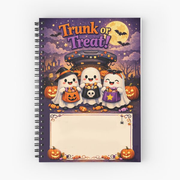 Item preview, Trunk or Treat Halloween Poster Fillable Date Area designed and sold by susiecc.