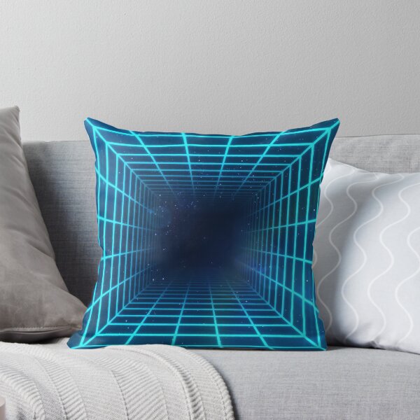 Item preview, Cyan Square Wireframe Tunnel designed and sold by Electric Shock!! Design.