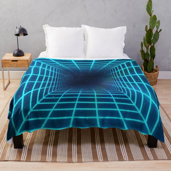Item preview, Cyan Square Wireframe Tunnel designed and sold by Electric Shock!! Design.