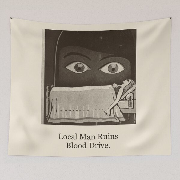 Item preview, Local Man Ruins Blood Drive — Vintage Count Dracula Tee designed and sold by Core-E.