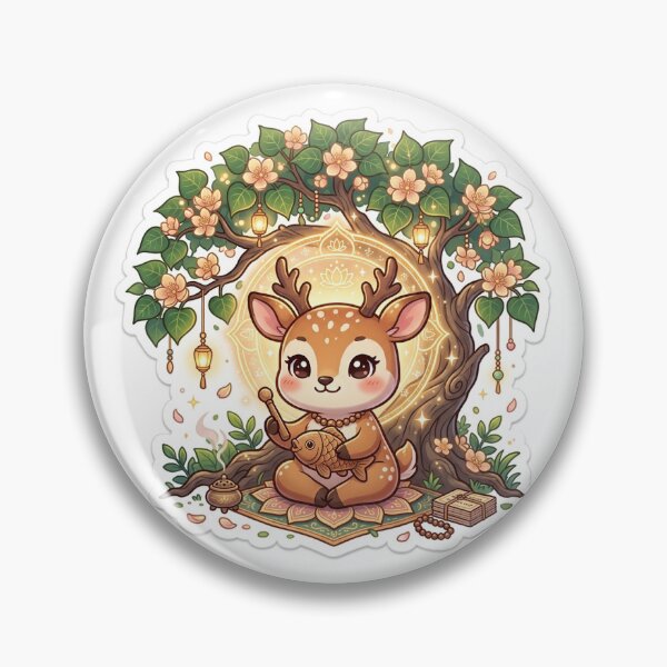 Item preview, Chibi Baby Deer Spiritual Cultivation Sticker designed and sold by uegi.
