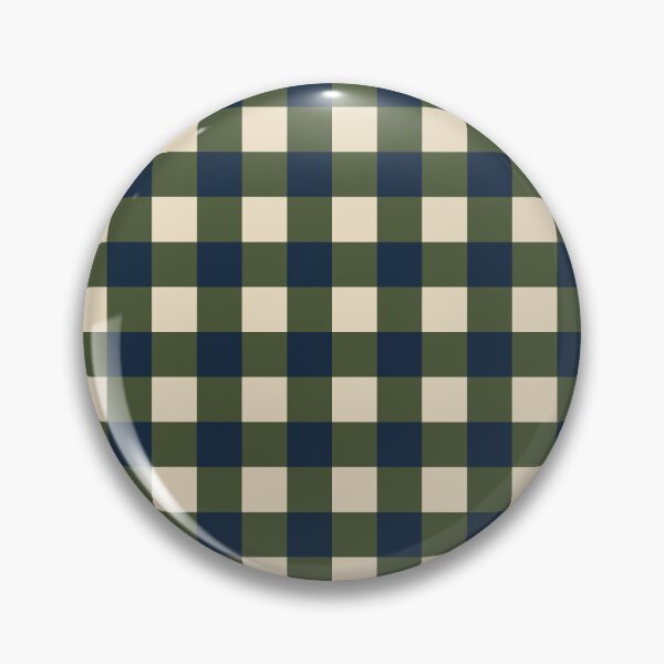 Item preview, Olive Green, Navy Blue and Beige Checkerboard Pattern | Seamless Geometric Squares designed and sold by ViviNyks.